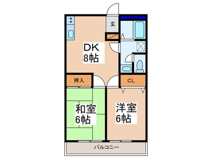 ウッディハウスの物件間取画像