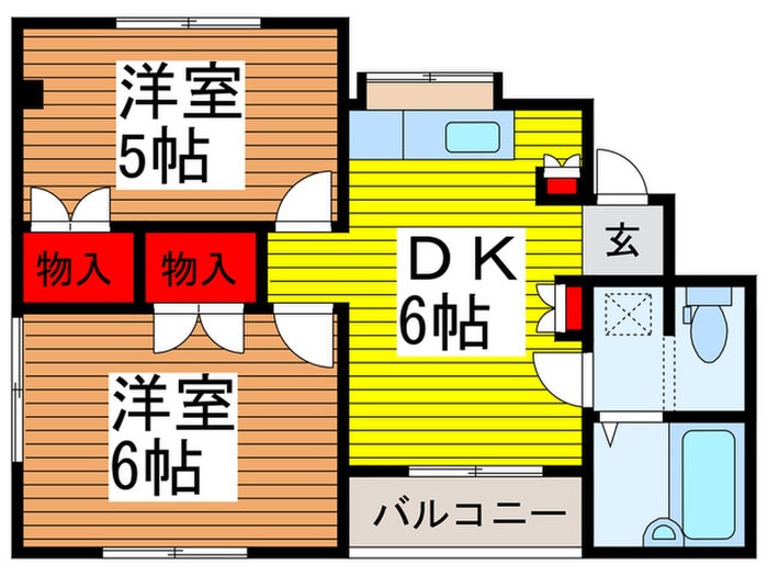 ラ－レスマンションの物件間取画像