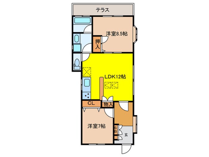 ハイム中澤の物件間取画像