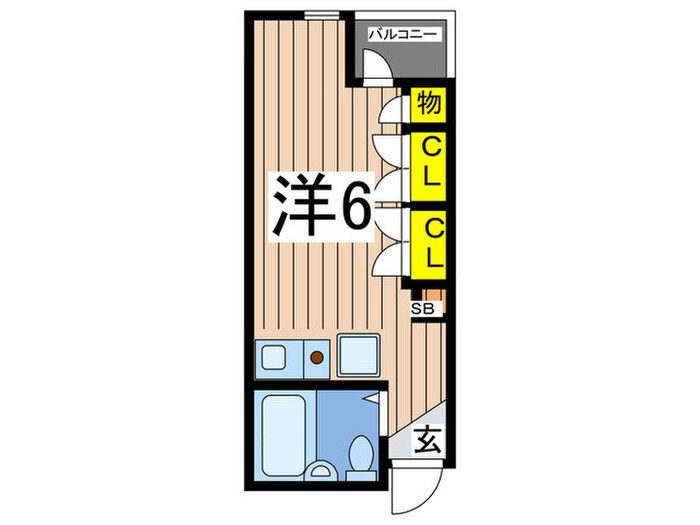 サングレイスの物件間取画像