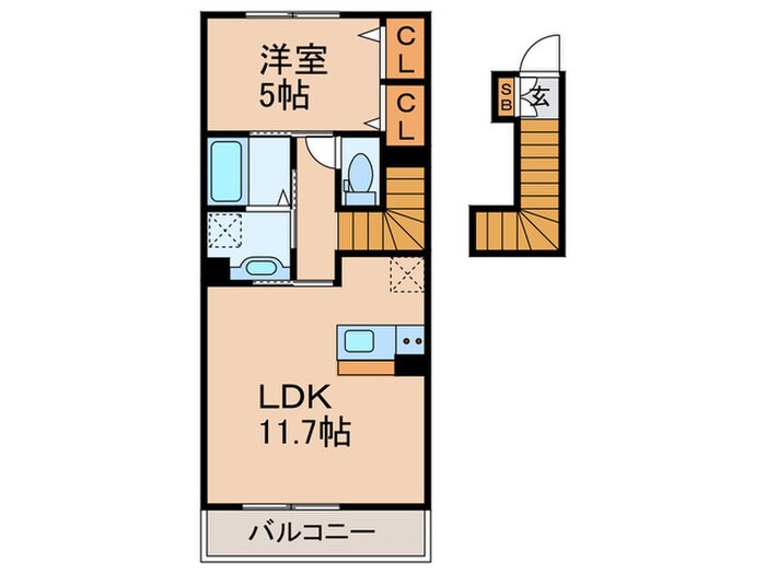 Noble Courtの物件間取画像