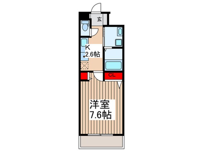 ラルーチェゼロの物件間取画像