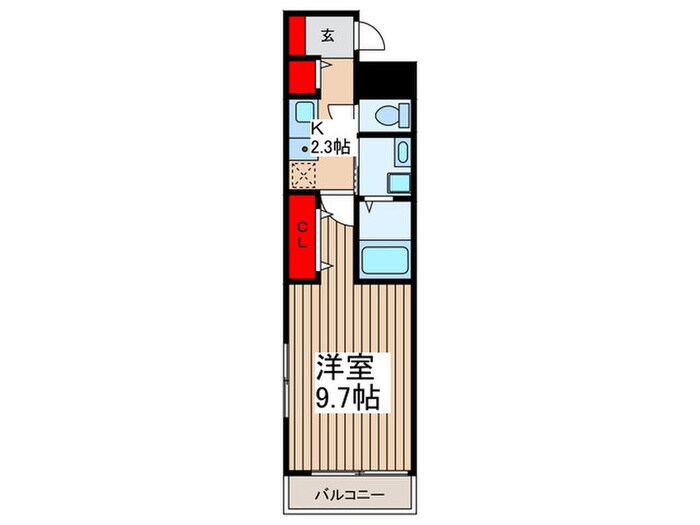 ラルーチェゼロの物件間取画像
