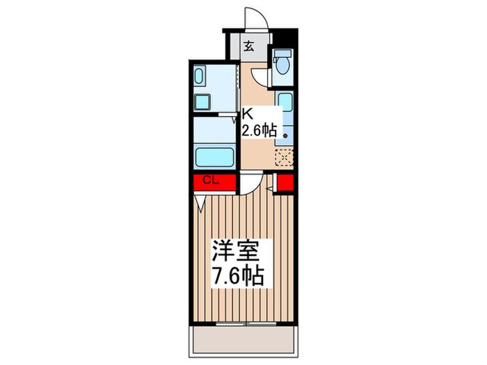 ラルーチェゼロの物件間取画像