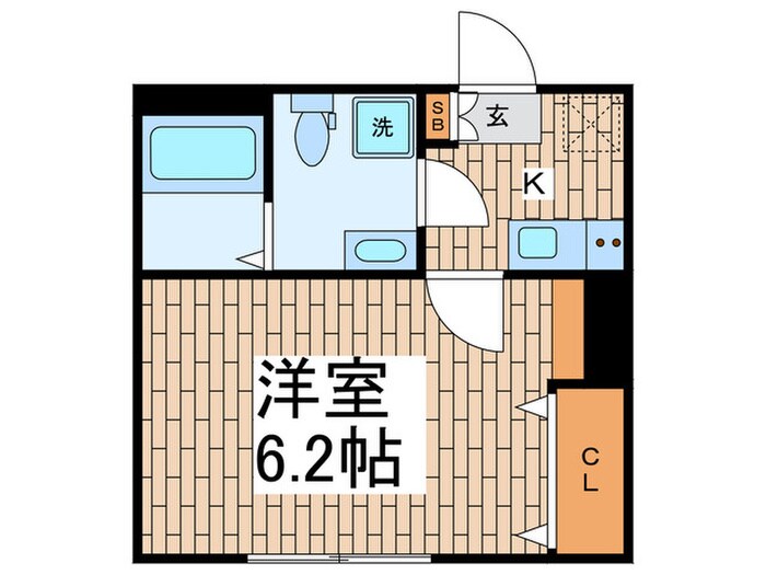 ラフィスタ品川西大井の物件間取画像