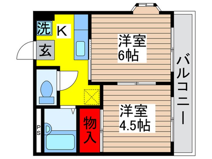 メゾンブランの物件間取画像