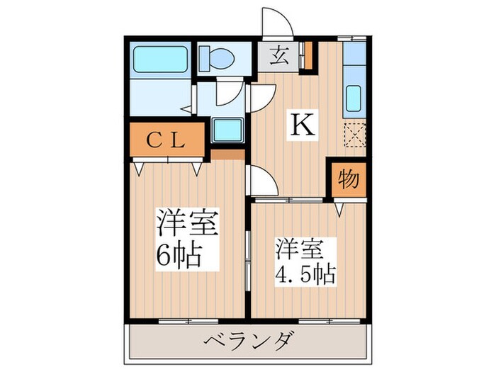 イ－ストパ－クＳ棟の物件間取画像