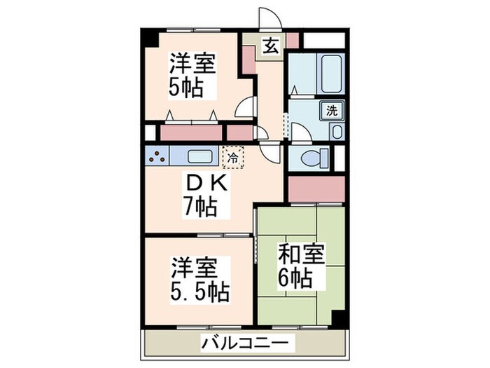 ルミエ－ル藤が丘の物件間取画像
