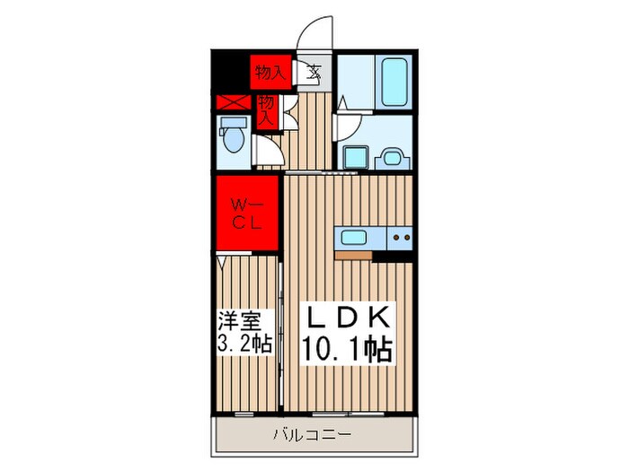 パームコテージⅧ番館の物件間取画像