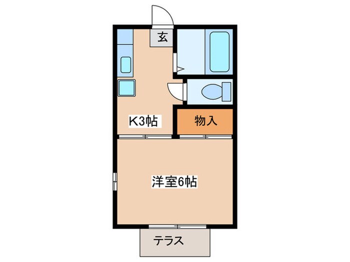 アリエス本厚木の物件間取画像