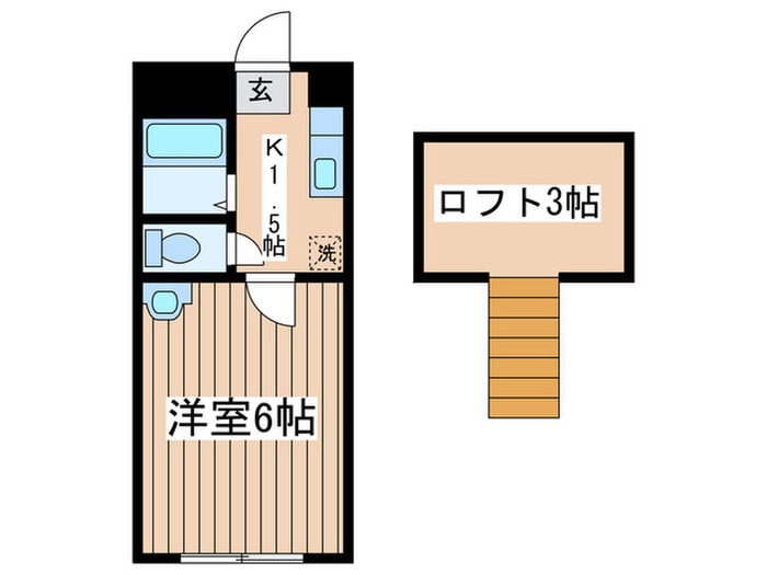 ロッシェル橋本Ⅲ　２号棟の物件間取画像