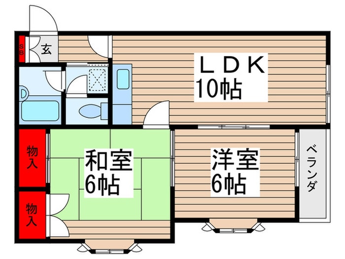 シャトレ千住の物件間取画像