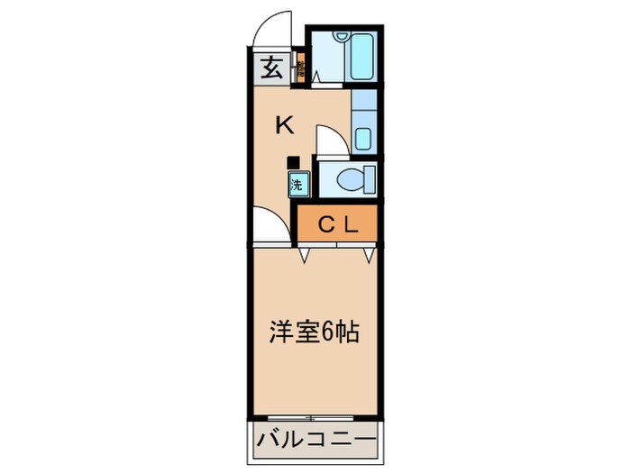 第８アサヒハイツの物件間取画像