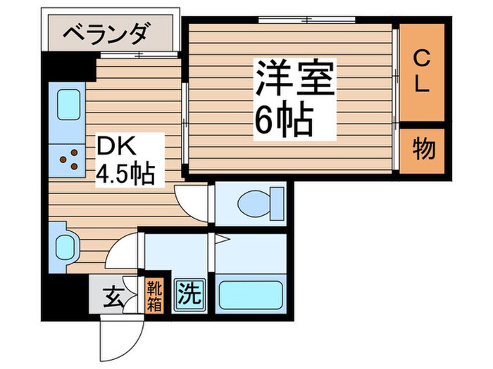 松田レジデンスの物件間取画像