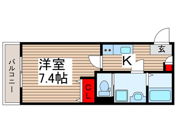 仮)ジーメゾン川越大袋アルテの物件間取画像