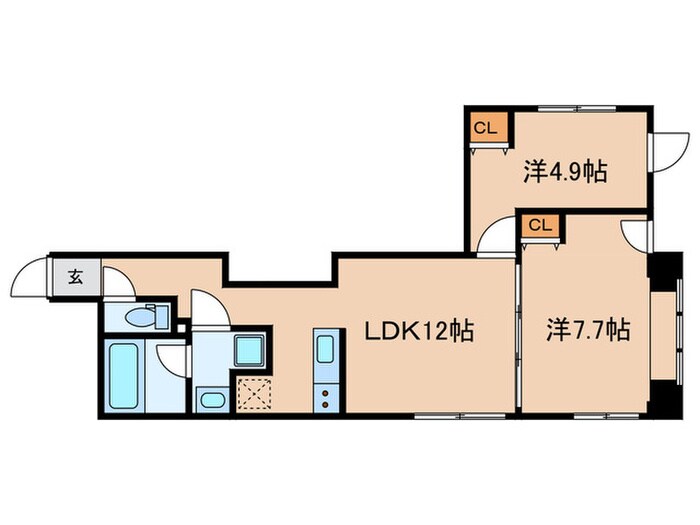 ＴＲＡＤＩＳ池袋本町の物件間取画像