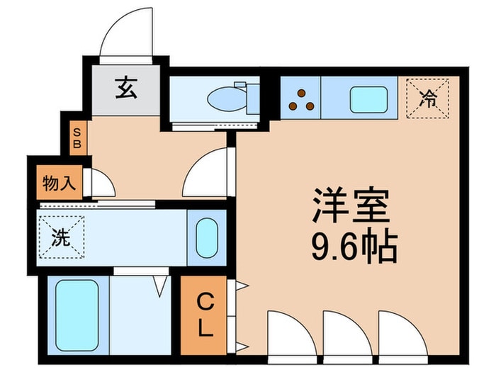 GranDuo用賀6の物件間取画像