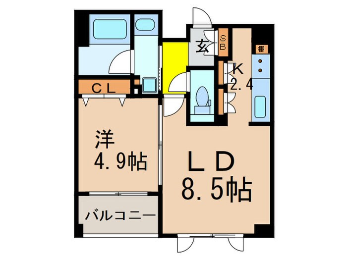 物件間取画像