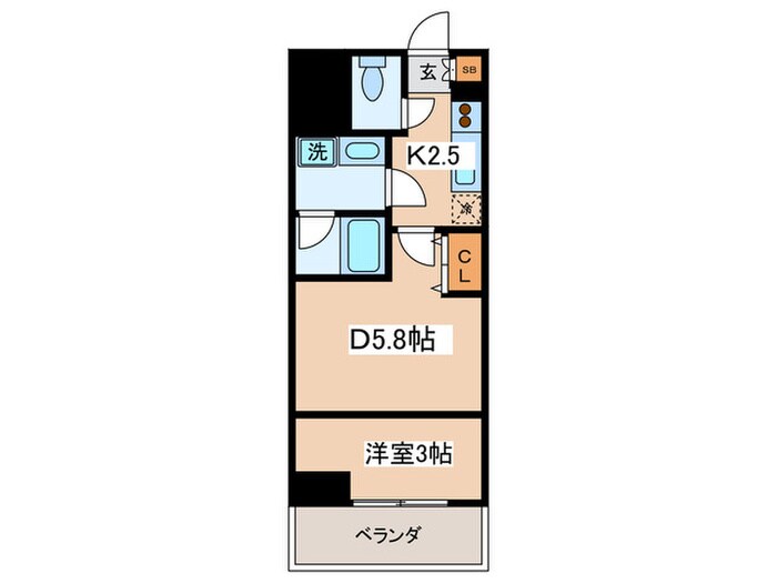 コンフォリア要町の物件間取画像