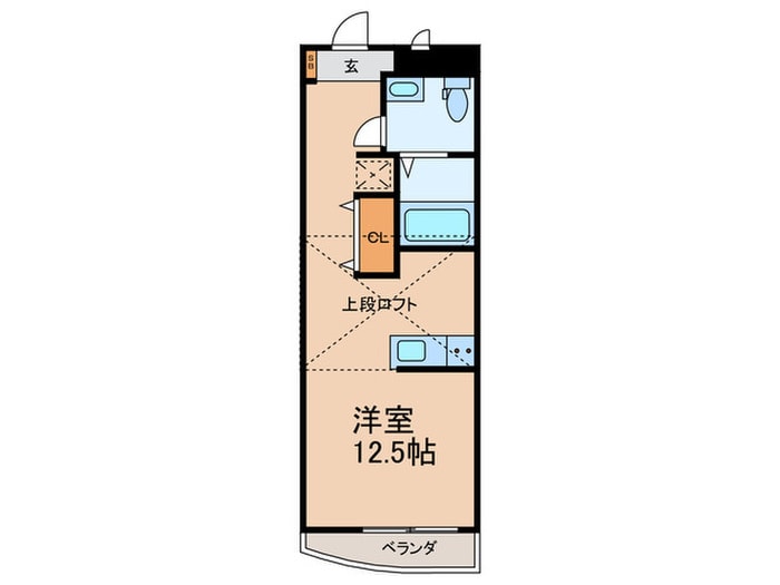 ピースコート成城学園前の物件間取画像