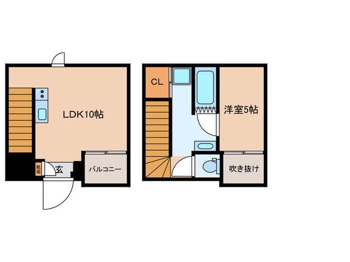 スクエアコート早稲田の物件間取画像