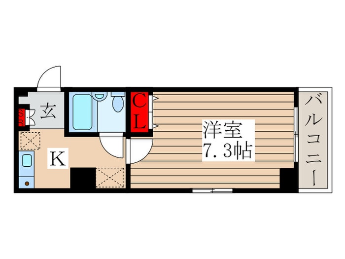 エクセリア阿佐ヶ谷(603)の物件間取画像