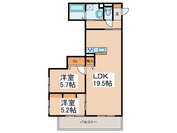 プラムスクエアの物件間取画像