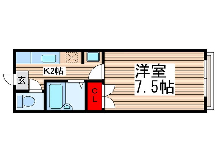 クレセント津田沼の物件間取画像