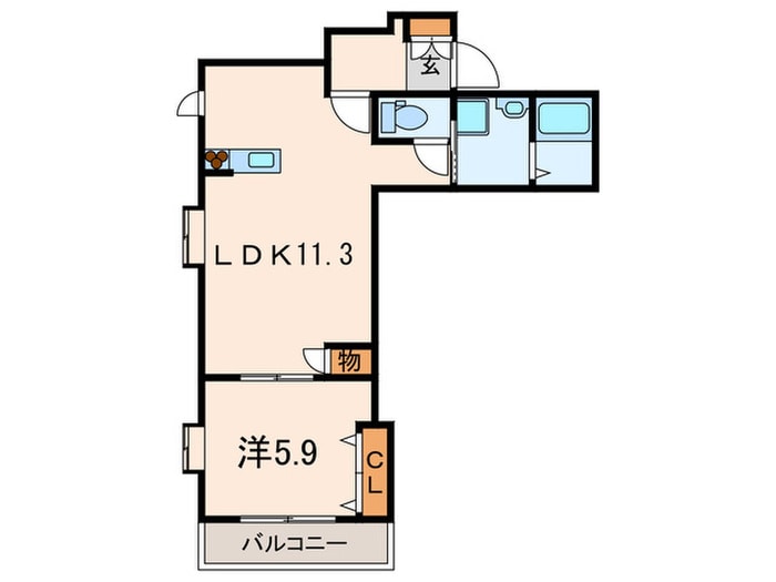 グランフォ－トの物件間取画像