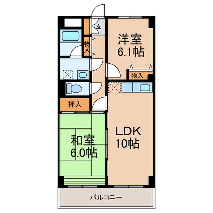 ルミエール飯山満の物件間取画像