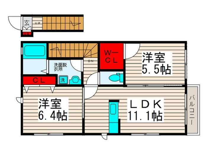 ハウス西新井の物件間取画像