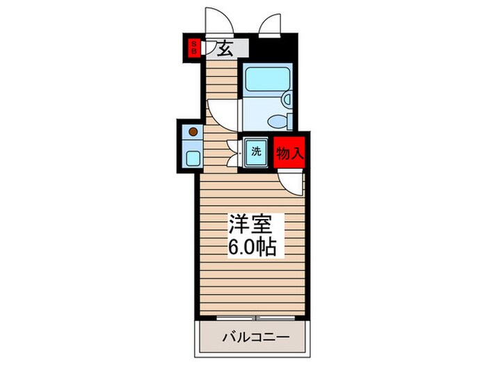 ウィンベルソロ高砂第２(302)の物件間取画像