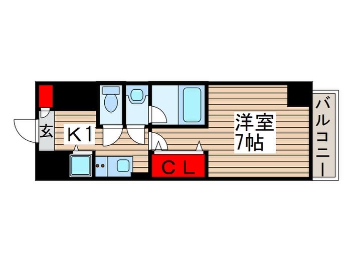 パルティ－ル　アサクサの物件間取画像