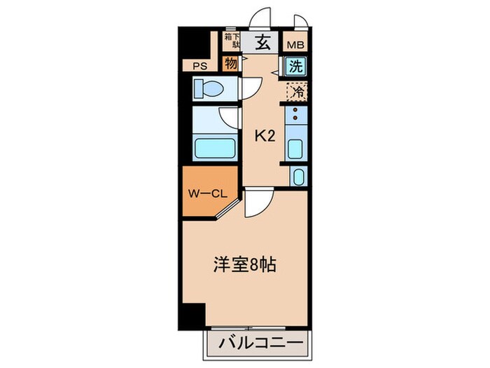 コスモリード幡ヶ谷の物件間取画像