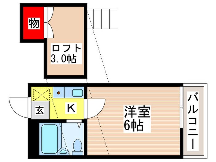 レジデンスＡＴＴ 立川の物件間取画像