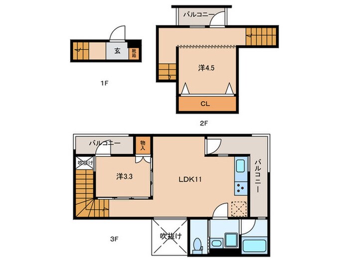 Ｃａｓａ　Ｌｅｇａｔｏの物件間取画像