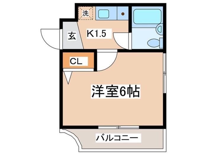 セルシオン相模原Ⅰの物件間取画像