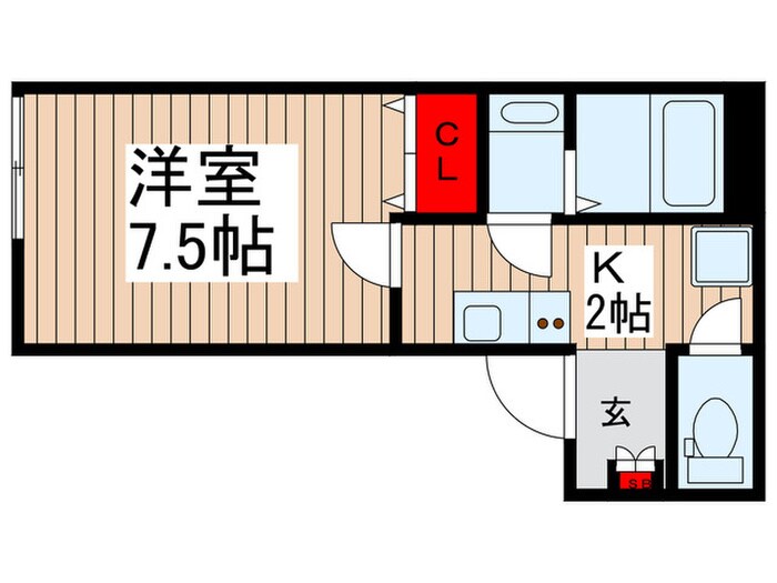 ＤＷＥＬＬ　ＮＯＡＨの物件間取画像