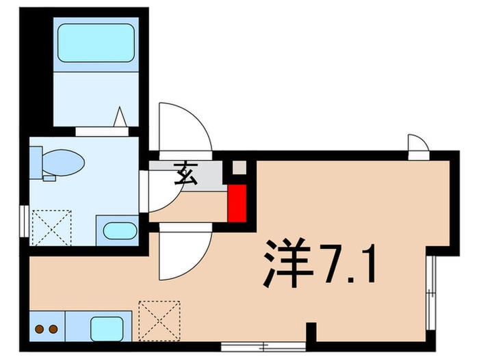 Benessere富士見台の物件間取画像