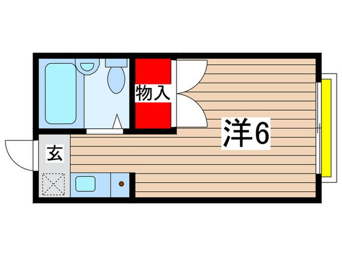 ５１イーストアパートメントの物件間取画像