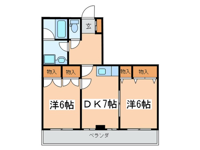 ロイヤルプラザの物件間取画像