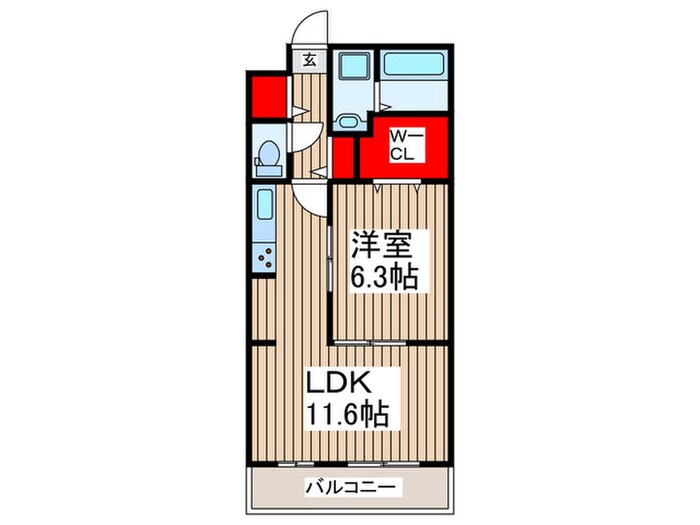 コンテチェスト２４の物件間取画像