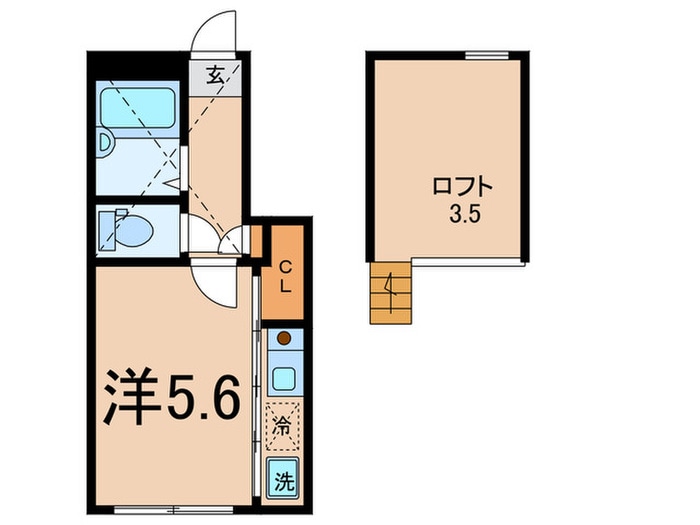 ＭＵＳＡＳＨＩ　ＨＯＵＳＥの物件間取画像