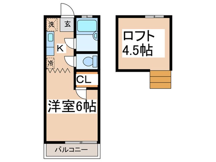 美里ハウス居村の物件間取画像