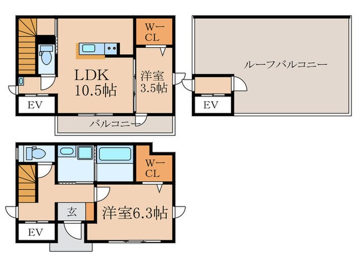 ヴィエンナの物件間取画像