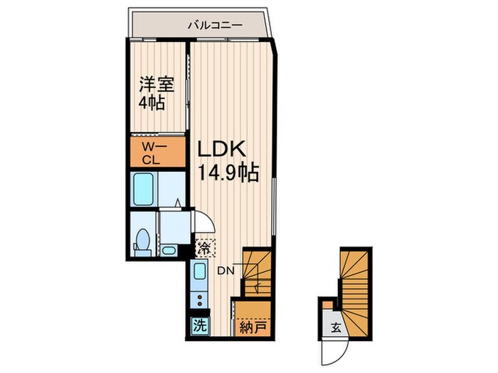 ルシェル羽田の物件間取画像