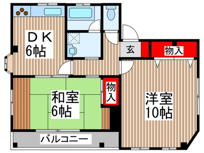 フォレストハイツの物件間取画像