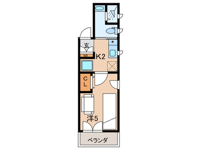 オアシス曙橋の物件間取画像