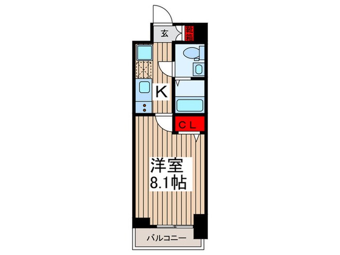 ＰＡＲＫ　ＳＱＵＡＲＥ国府台の物件間取画像