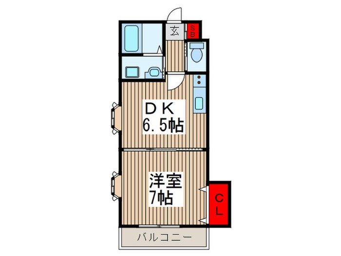 ラスティングピ－スⅢの物件間取画像